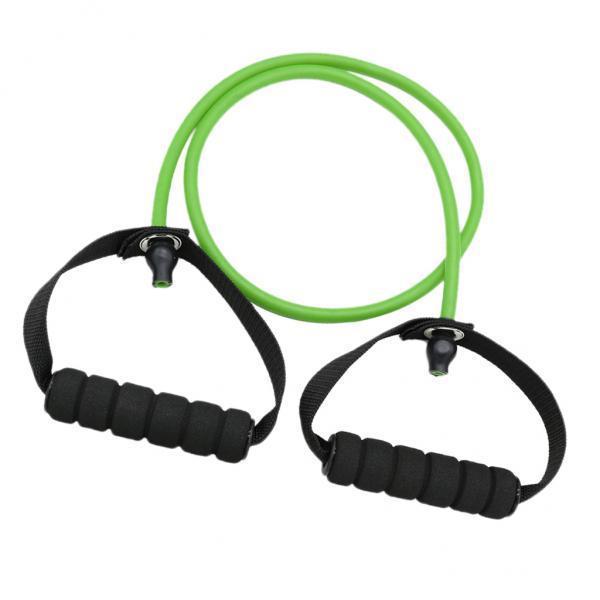 3xResistance Band Pilates Tube Pull Rope Gym Yoga Fitness Cord Green