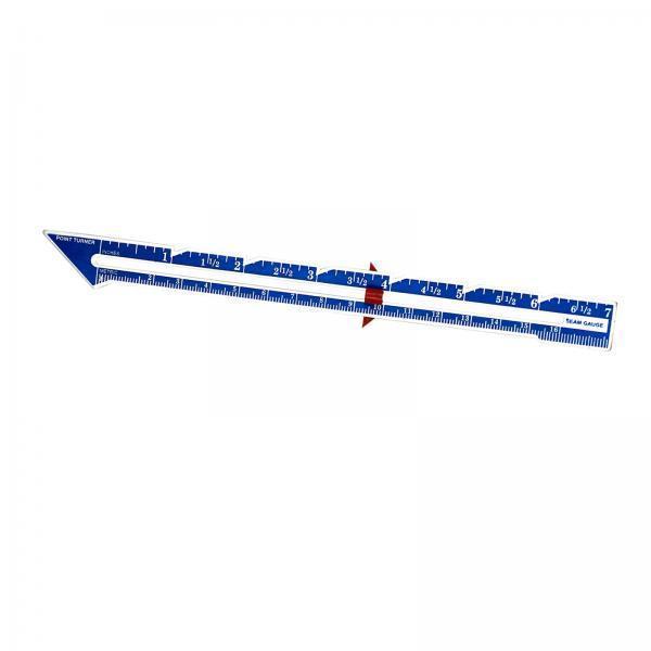 3xMachine 8 Knitting Gauge Perfect for Hems Sewing Essential Tool  Blue"