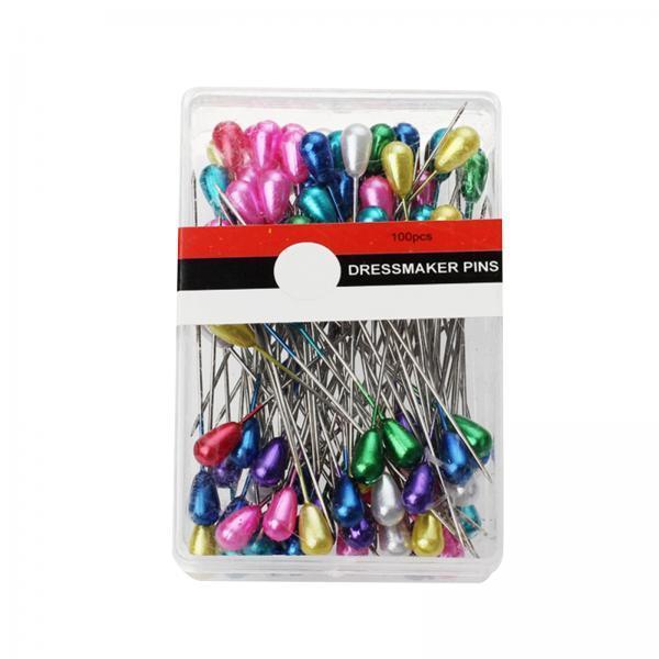 4x1500x Straight Pins Locating with Box Sewing Pins for Dressmaker DIY Project color