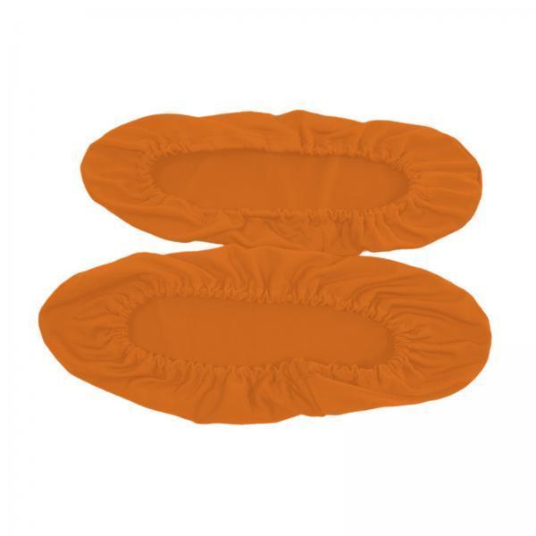 4x2Pcs Elastic Office Chair Armrest Covers Arms Protector for Home Desk Chairs Orange