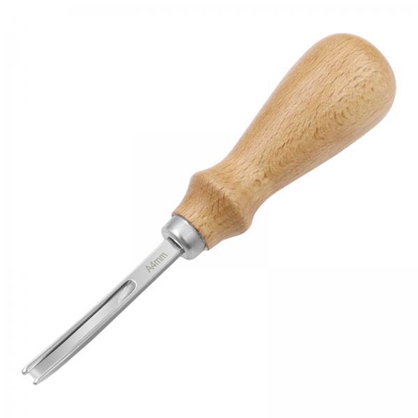 2xPractical Edge Beveler Cutting Wide Mouth for Handbags Crafting Purses 4mm