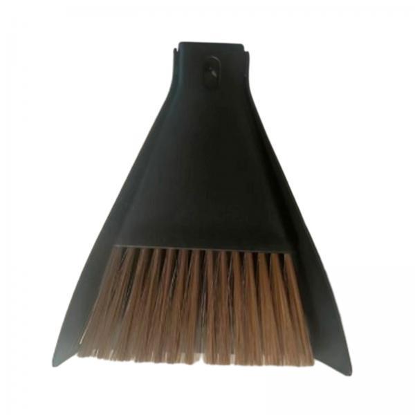 2xMini Broom and Dustpan Cleaning Tools Cleaning Brush for Keyboard Desk Table Black