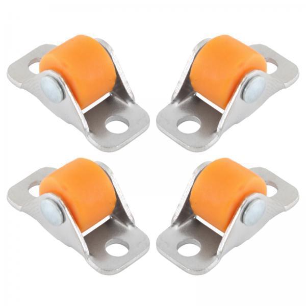 2x4x Sliding Door Pulley Small Wheel Castors for Small Furniture Cabinet Chair