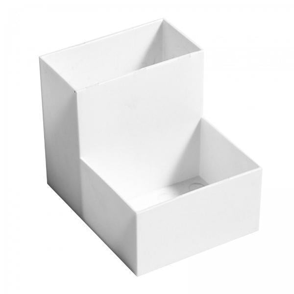 2xTea Milk Bags Storage Holder Desktop Organizer for Kitchen Countertop Office 2 Grids
