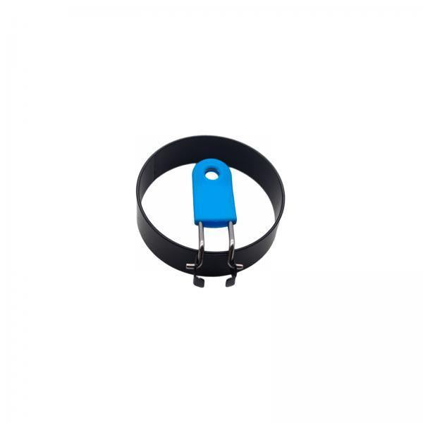 2xEgg Cooking Rings Easy to Clean Food Grade Anti Scald Griddle Cooking Shaper Blue