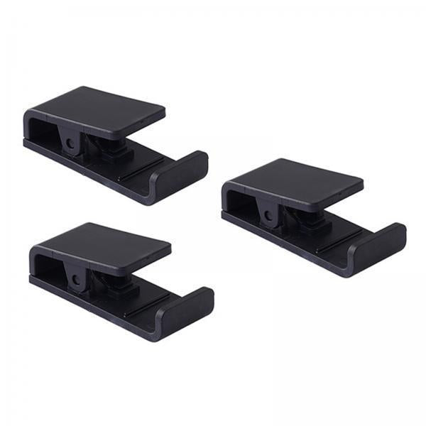 2xBookmark Bookholder Portable Creative Binder Clips for Home Desk Living Room Black