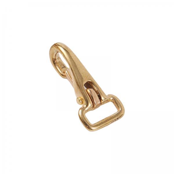 2xBrass Lobster Clasps Clips Carfts Snap Hook Halter Snap Hooks for DIY Sewing LxD 4.1cmx1.45cm