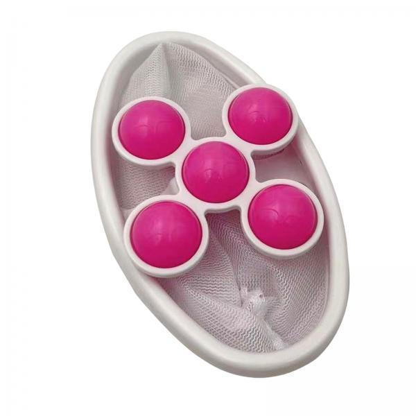 3xWashing Machine Hair Cleanin Hair Remover Net Pouch Laundry Accessories Pink