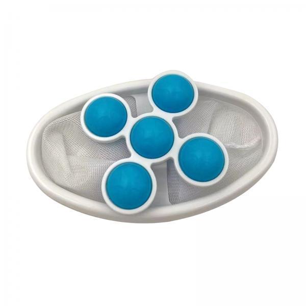 3xWashing Machine Hair Cleanin Hair Remover Net Pouch Laundry Accessories Blue