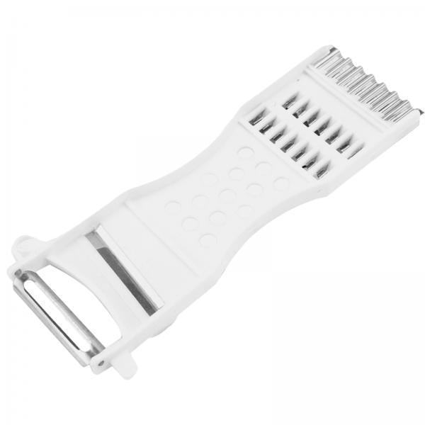 4xCabbage Grater Slicer Kitchen Tool Multifunction for Carrots Vegetable Fruit White