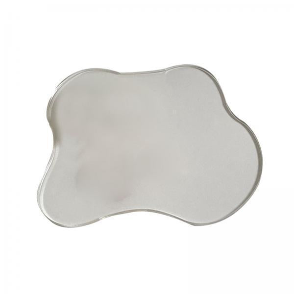 2xAcrylic Drink Coasters Decorative Plate for Kinds of Cups Bar Kitchen Home Style D 12.7x11.5cm