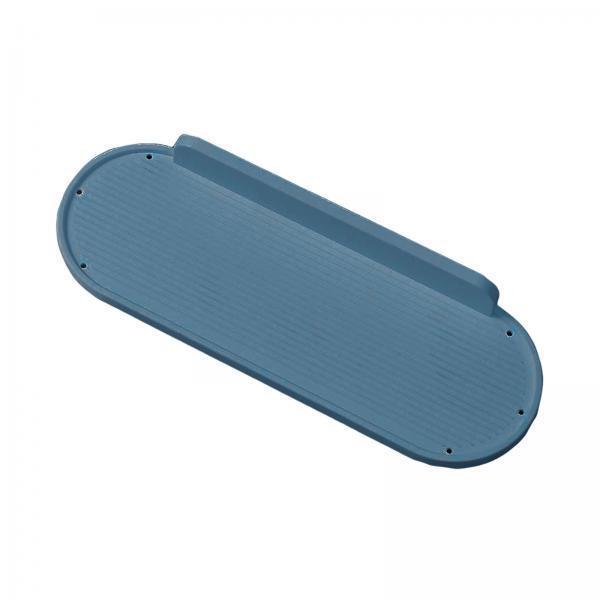 2xFloating Wall Shelves Kitchen Wall Spice Jar Shelves for Hotel Living Room Blue