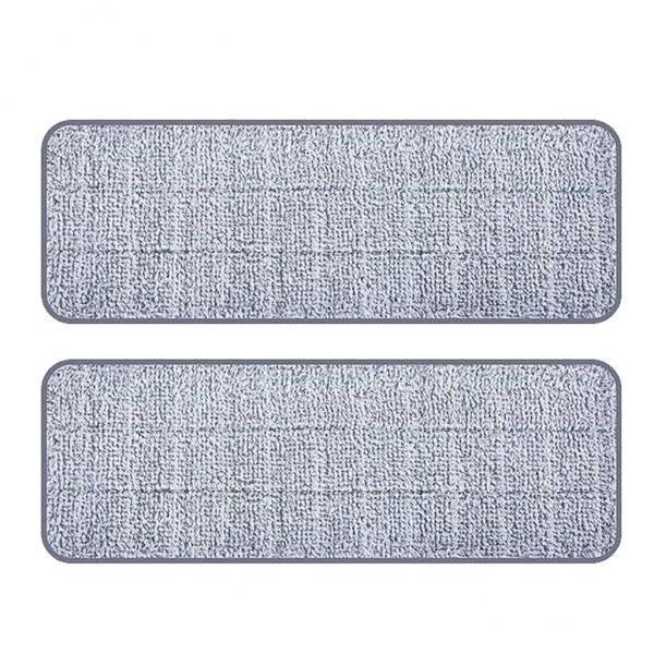 3xReplacement Flat Mop Pad Kitchen Bathroom Floor Duster Cleaning Cloth 2pcs