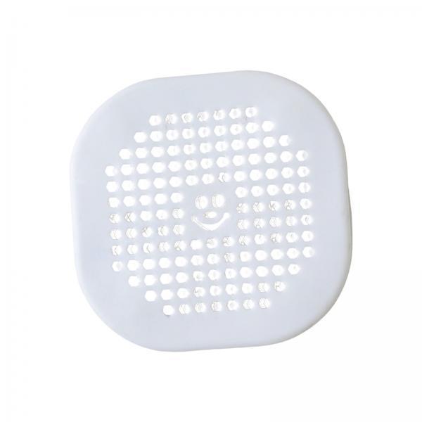 4xShower Drain Covers Household Shower Drain Protectors for Shower Bathtub Tub white