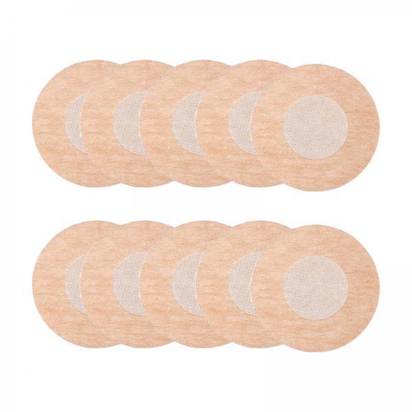 2xChest Pasties Underwear Flower Nipple Cover Petal for Women Dress round