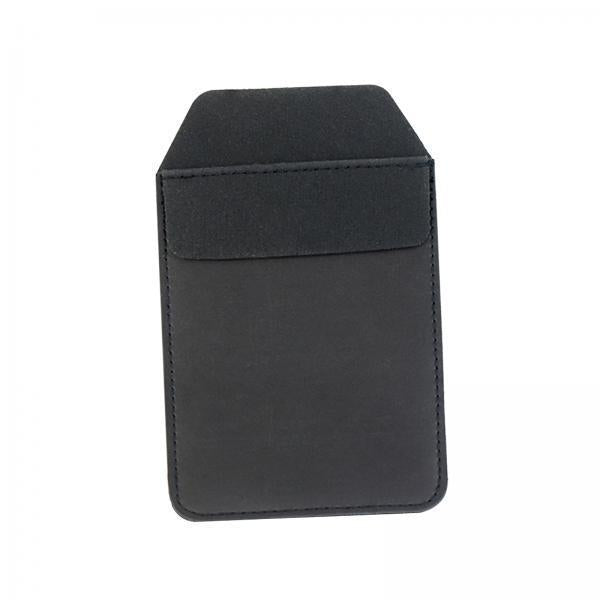 2xPocket Protector Leak Thick PU Leather for Shirts Pants Lab Coats Black