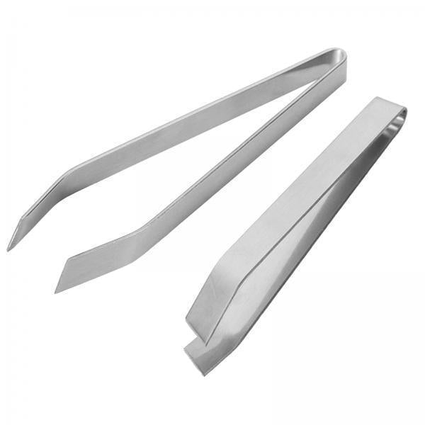 3x2 Pieces Fish Bone Tweezers Set Garlic Tweezer Remover Tool Vegetables Tools