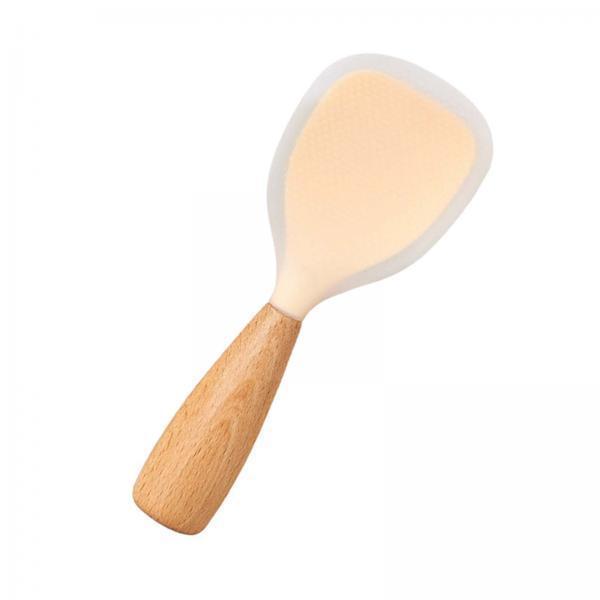 2xFood Serving Spoon Nonstick Rice Spatula for Home Sushi Rice Gadgets Yellow