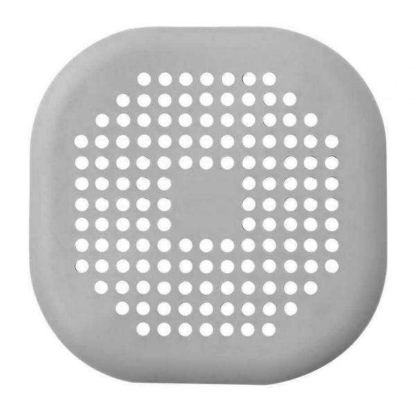 2xKitchen Sink Drain Strainer Kitchen Residue Filter Screen for Shower Gray