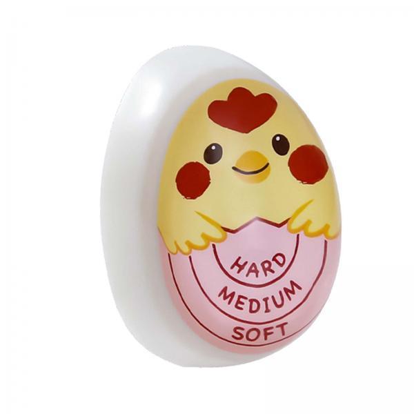 2xEgg Timer Perfect Boil Colour Changing Display Egg Cooked Degree for Kitchen