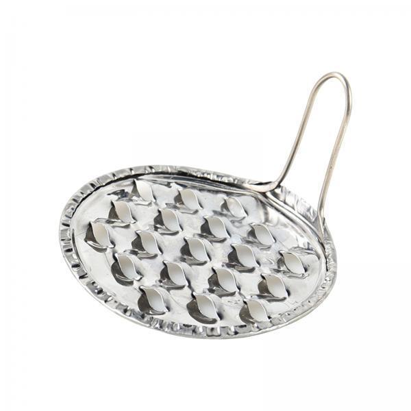 2xJelly Scraper Metal Manual Kitchen Scratch Grater for Jelly Noodles Potatoes Coarse mesh
