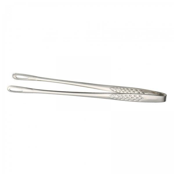 2xBBQ Tongs Salads Vegetable Clamp for Korean and Japanese BBQ Cooking Serving Small