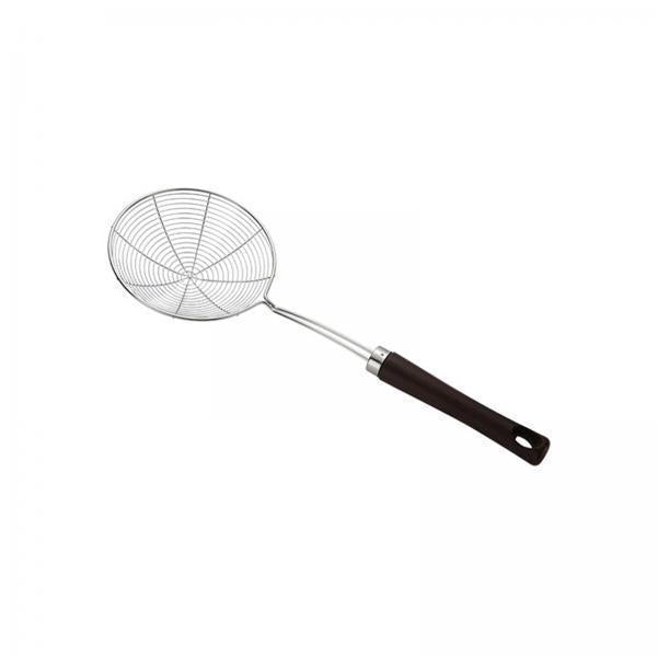 2xSkimmer Spoon with Handle Hot Pot Skimmer Spoon for Dumplings Noodles Frying 14cm