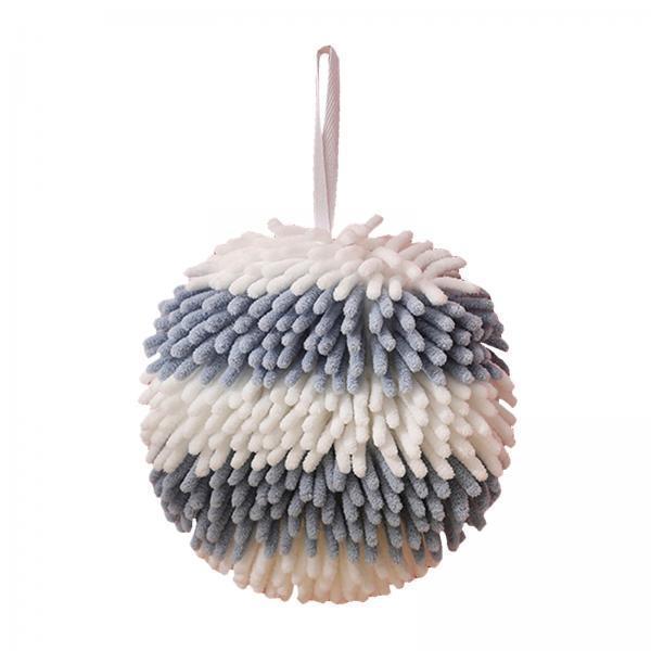2xHand Towel Hand Wash Cleaning Cloth Washcloths for Washroom Kitchen Toilet Blue and White