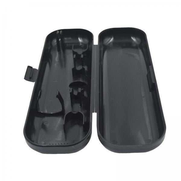 2xToothbrush Travel Case Protective Cover Compact Portable Holder for Bathroom Black
