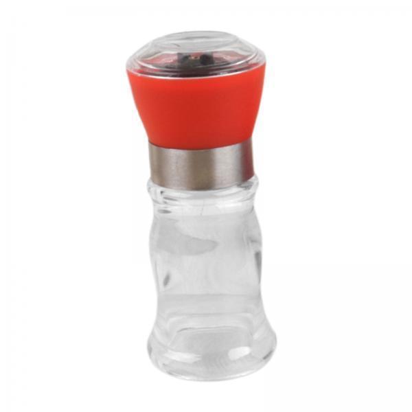 3xManual Pepper or Salt Grinder Spice Mill Shaker for Cumin Sea Salt Picnics Red