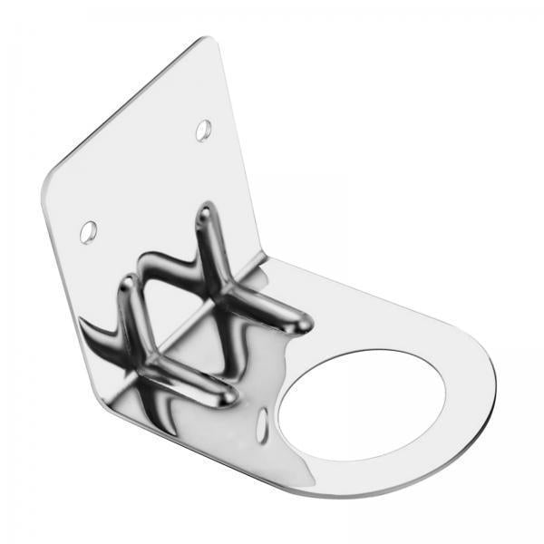 2xMultifunctional Wall Mount Shower Holder Storage Rack 304 for Home Toilet Silver
