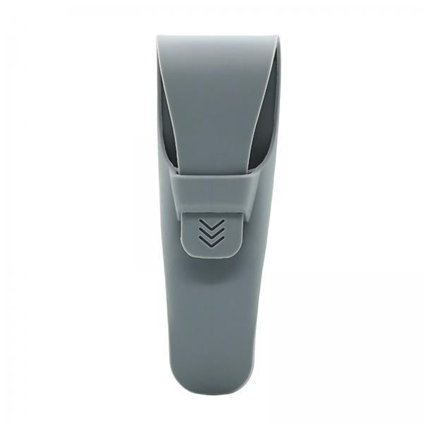 3xSilicone shaver Case Wall Mounted Washable Waterproof for Hiking Camping Gray