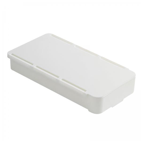 2xMultifunctional Desk Storage Drawer Storage Portable for School white