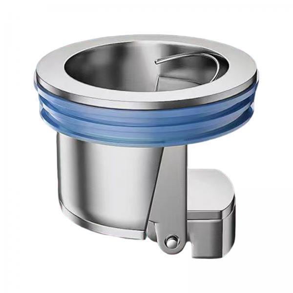 4xShower Drain Portable Drain Plug Sink Strainer for Wash Basin Floor Drain plating