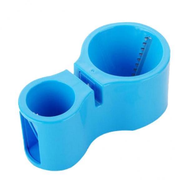 3xKitchen Dual-head Spiral Cutter Vegetable Slicer With Sharpener Blue