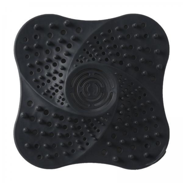 3xBathroom Drain Hair Catcher Bath Stopper Water Sink Strainer Filter  Black