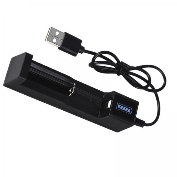 2x18650 Battery Charger Box USB Charging 1 Slot for Li-Ion Batteries 3.7V-4.2V