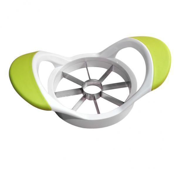 3xKitchen Tool Apple Fruit Easy Slicer Corer Cutter Stainless Steel Green