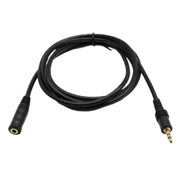 2x3.5mm 1/8 Male Female Plug Stereo Headphone Cable Cord Connector New 1.5m"