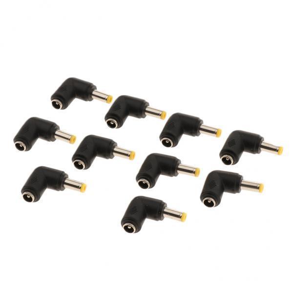 4x10 Pieces DC 5.5x2.5mm Male to 5.5x2.1mm Female Laptop Power Supply Adapter