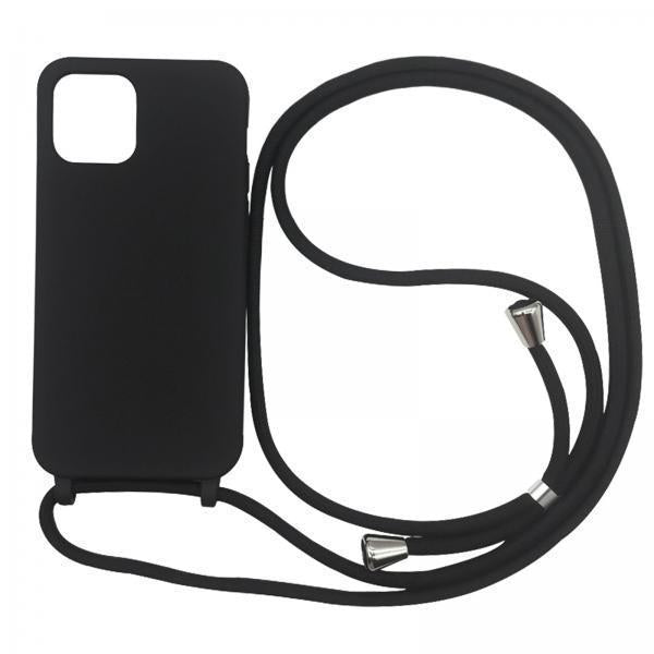 4xPhone Shell with Lanyard Set for Smartphones for Phone 11  Black