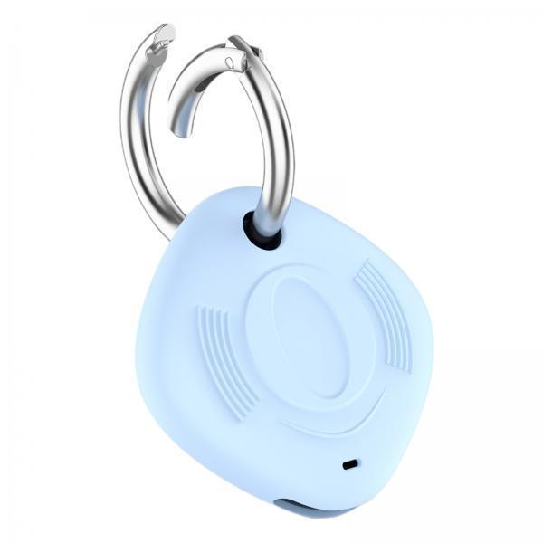 4xSilicone Case for Samsung Galaxy SmartTag Tracker Cover with Keyring Blue