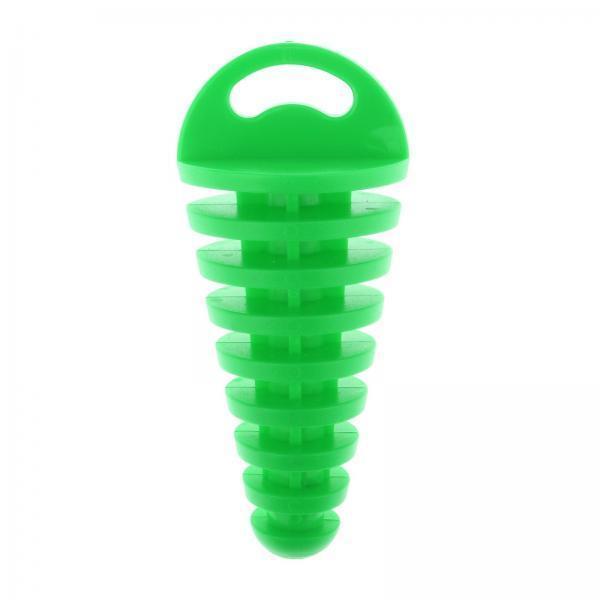 2xUniversal Motorcycle Exhaust Pipe Silencer Motorbike Muffler Insert Green