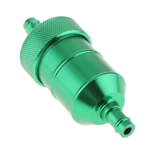 4x1/4 6mm Motorcycle Pit Dirt ATV Quad CNC Aluminium Inline Fuel Filter"