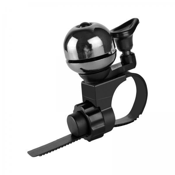 2xBike Bell Loud Crisp Clear Sound Accessory 90dB Brass Bell for Kids Black