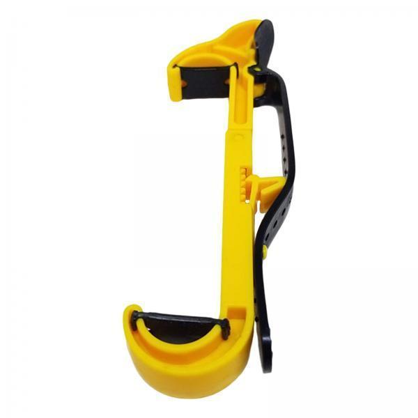 3xCar Steering Wheel Phone Holder Mount for Samsung S21/S20/S10/Note 10 Yellow