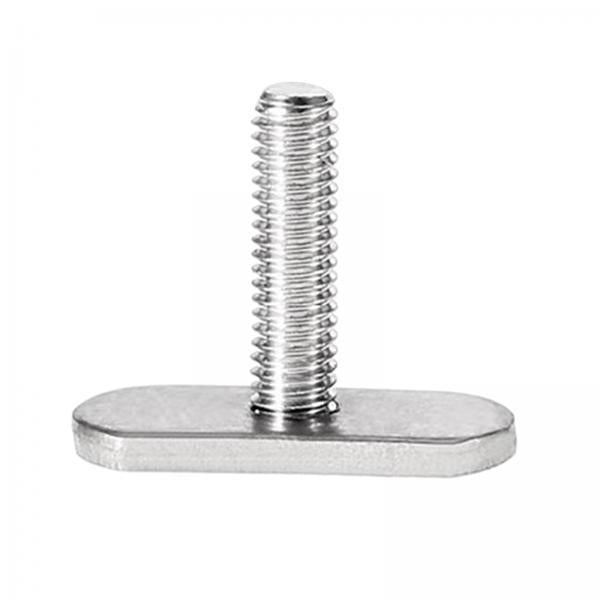 2xKayak Rail/Track Screw & Nut Sliding T Nut Thread Hammer Head Tool M6 6mm