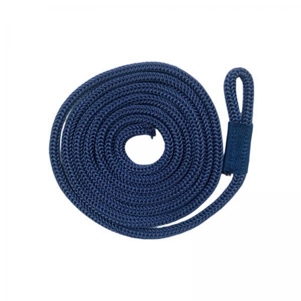 4xBoat Fender Line with Loop Boat Fenders Bumper Lines Mooring Rope Boat Ropes Blue