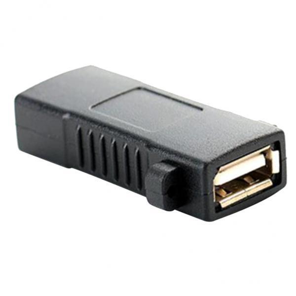 2xUSB Type A Female To Female USB 2.0 Adapter Coupler Adapter Connector