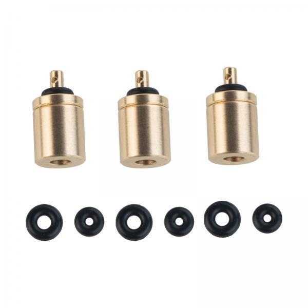 4xGas Refill Adapter Copper Inflation Valve Converter Camping Fishing Backyard 3pcs